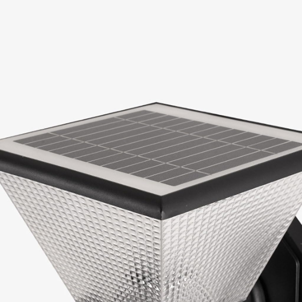 Japanese Modern Polycrystalline Silicon Solar Panel Roto-molding Wall Lamp Minimalism Outdoor Waterproof Light LED Source Sconces for Garden Courtyard Villa Hall for Villa, living room, Foyer,