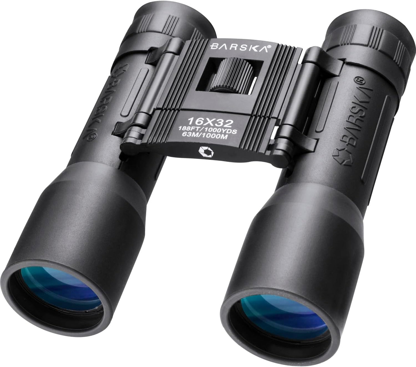 Barska Lucid View Compact Binoculars – Fully Coated Roof Prism, Center Focus, Lightweight Outdoor Binoculars for Bird Watching, Hiking, and Travel