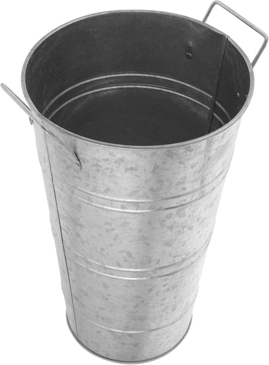 Milisten Vintage Flower Arrangement Vase Rustic Iron Planter Bucket 19