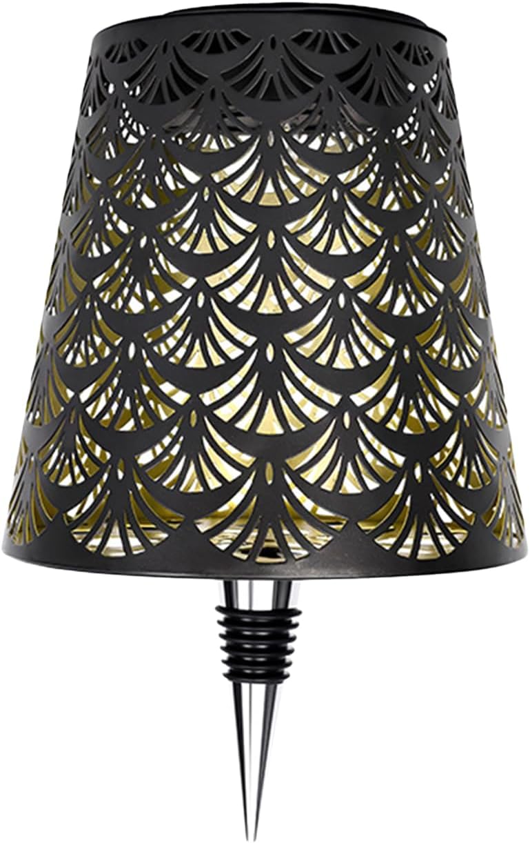 Lamp with Wine Bottle Shade – Hollow Shade Lighting Powered by Solar Energy, Lamp for Bottles – for Room Party Christmas Table Wedding Kitchen Bar at Home