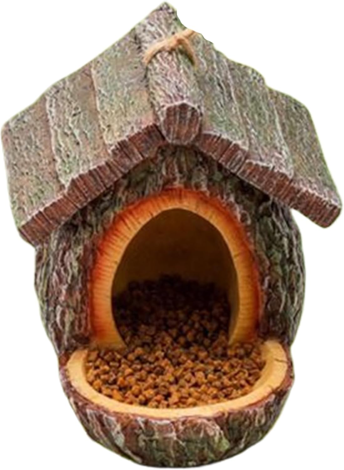 Bird Feeder, Decorative Hummingbird Station Open Design, Decorative Bird Feeders with Easy Fill and Clear Viewing, Outdoor Accessory for Hummingbird Squirrel Viewing Feeding Window Balcony Garden