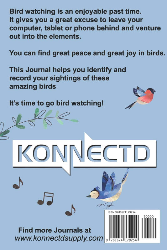 Bird Watching for Adults - Bird Watching Journal and Log Book: | Birding Journal to Record Bird Sightings and List Species | 100 pages | Gift for Birdwatchers