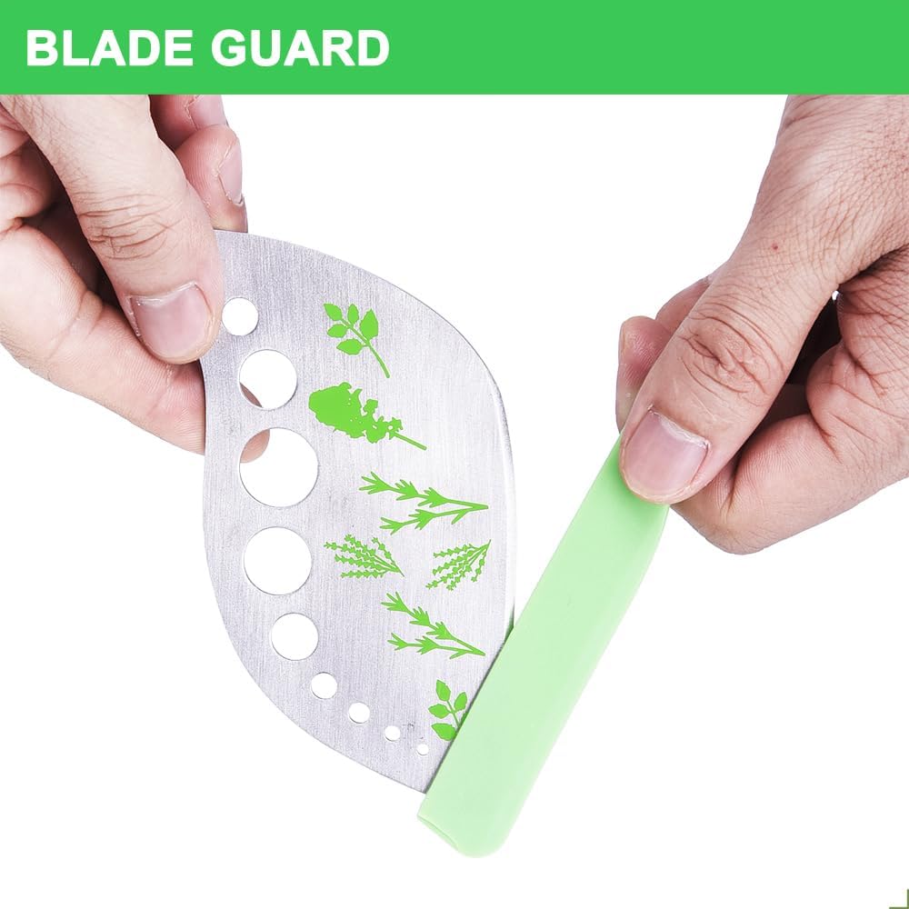 Herb Stripper Tool Leaf Stripper 9 Holes Herb Zip Tool Herb Chopper 2 