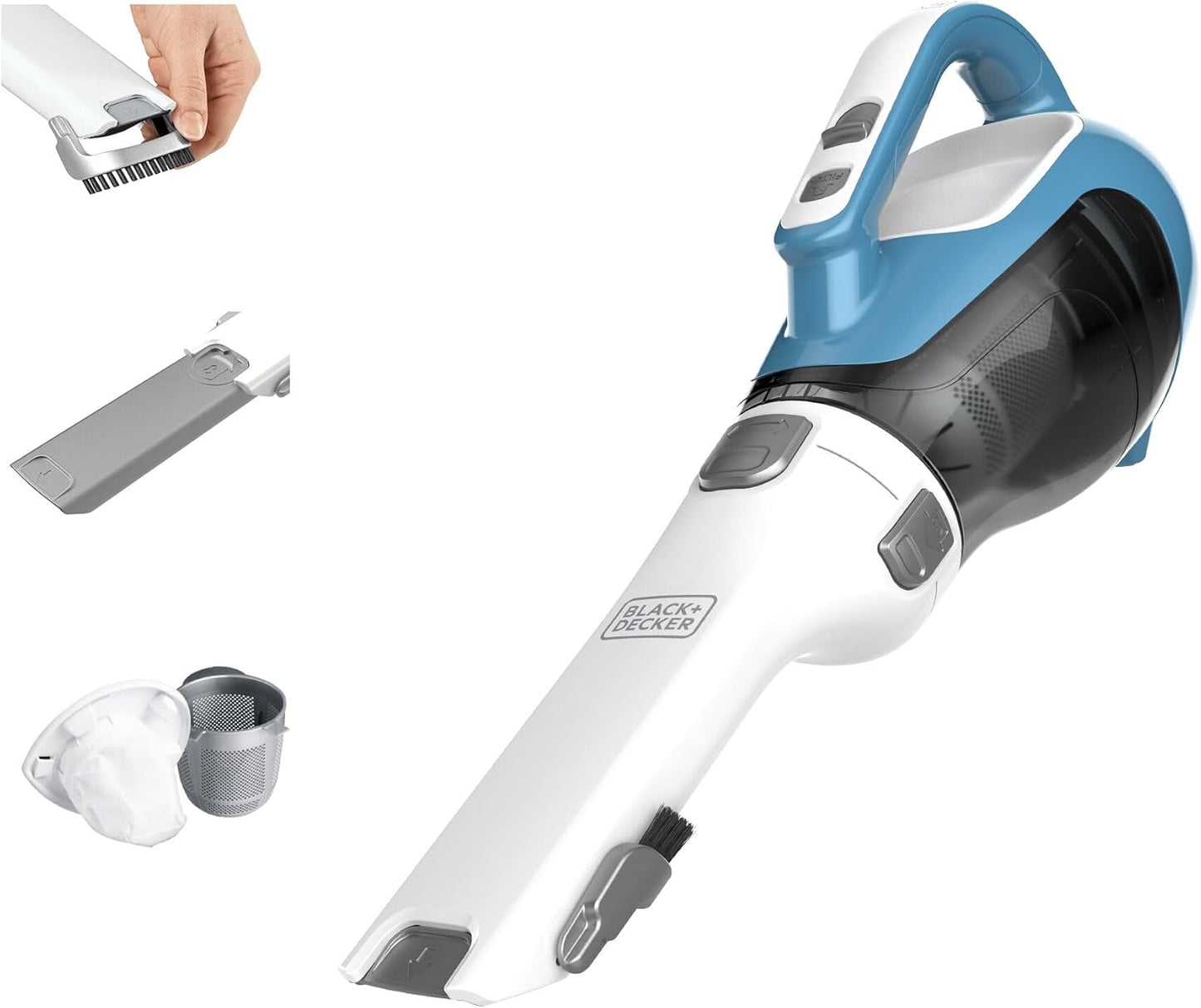 BLACK+DECKER dustbuster AdvancedClean Handheld Vacuum Cordless, Compac