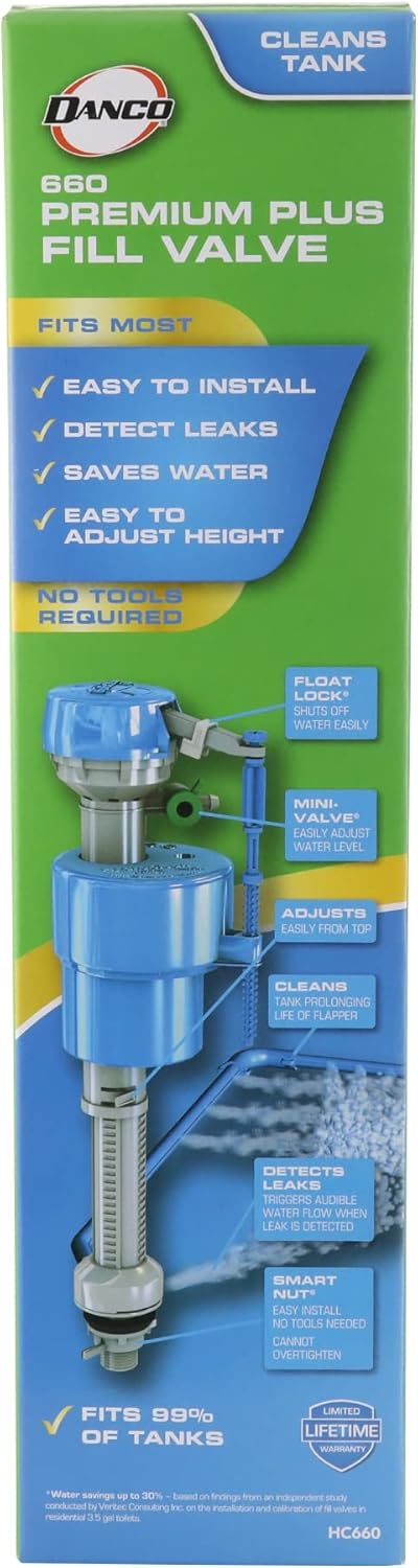 Danco HC660 Toilet Fill Valve Repair Kit, Pack of 1, Blue White