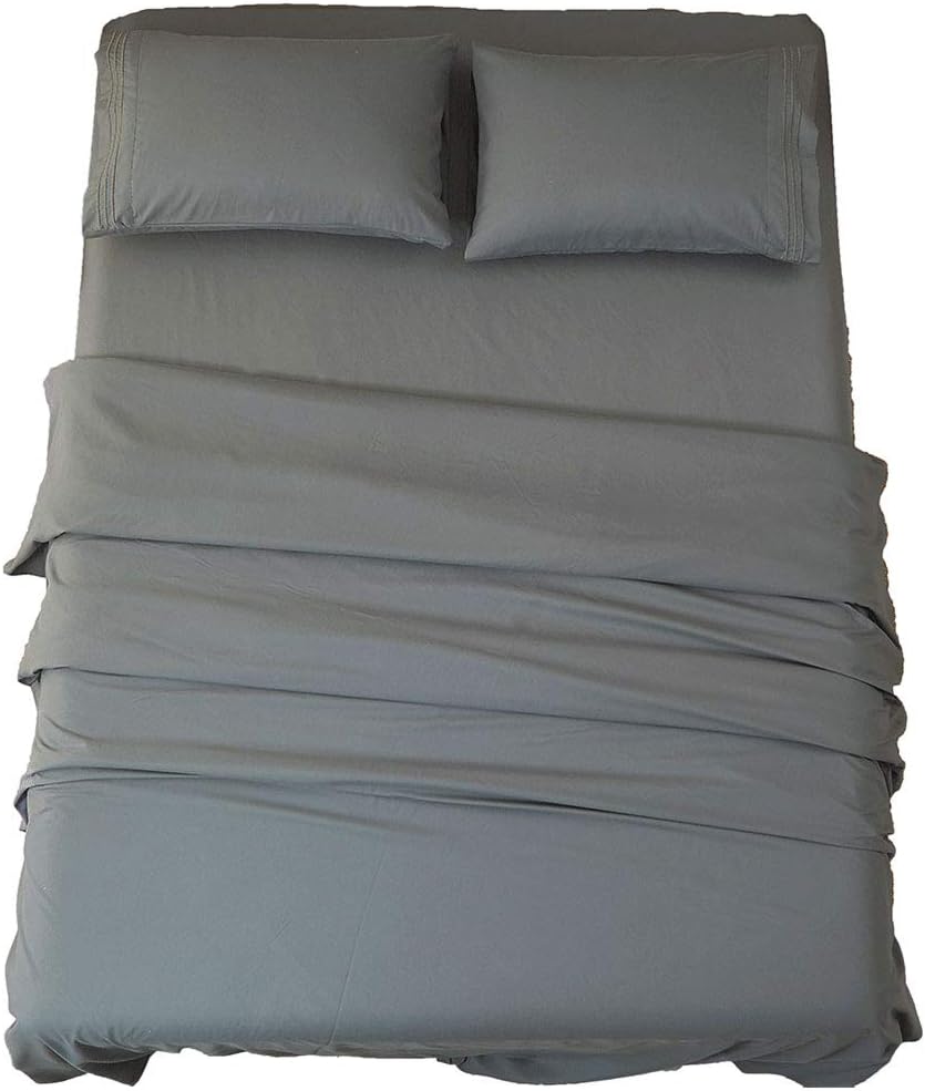 SONORO KATE Bed Sheet Set Super Soft Microfiber 1800 Thread Count Luxu