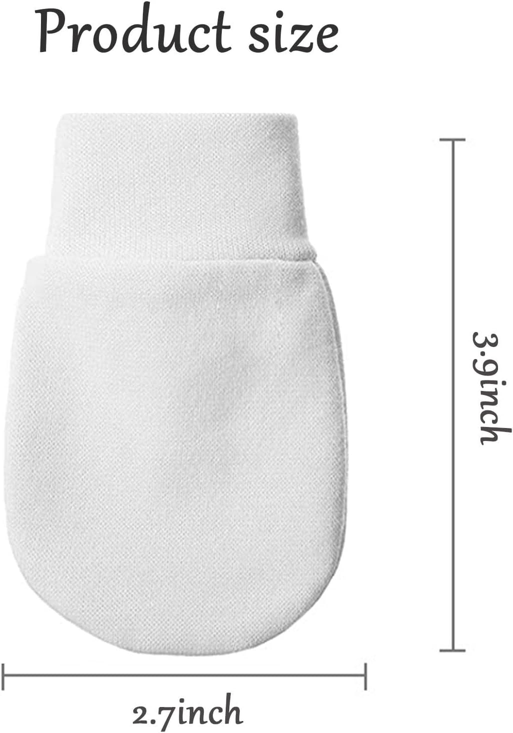 Baby Mittens No Scratch Mittens Infant Soft Gloves Mittens for 0-6 Mon