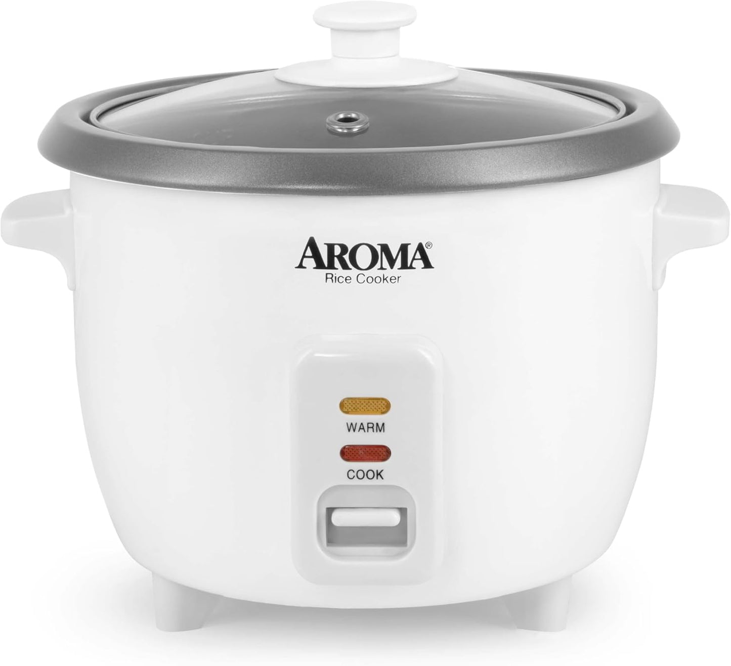 AROMA® Rice Cooker, 3-Cup (Uncooked) / 6-Cup (Cooked), Small Rice Cook
