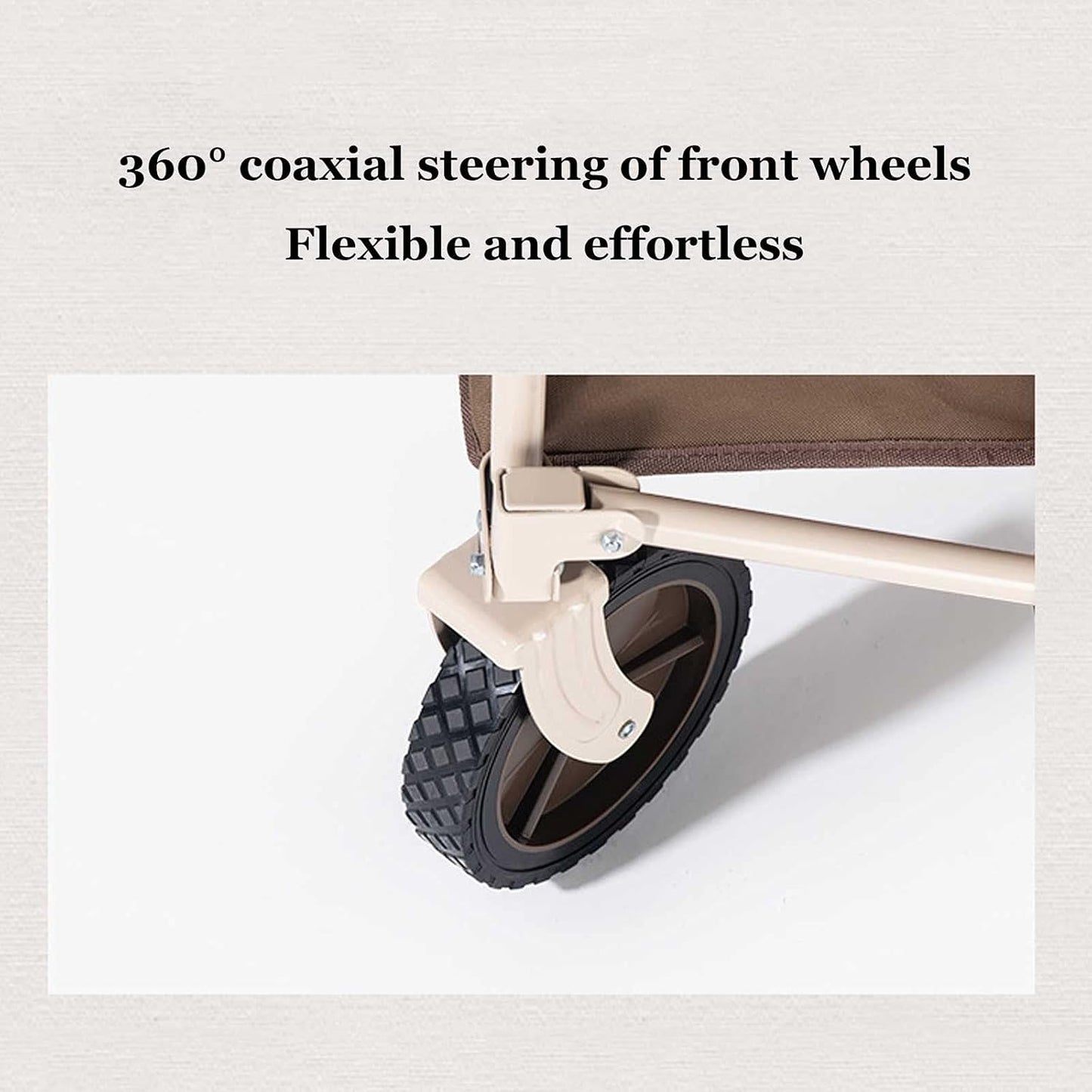 Foldable Outdoor Beach Wagon All-Terrain l Wagon Stroller Shopping Car