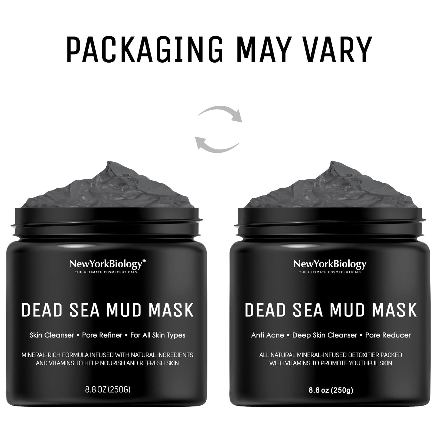 New York Biology Dead Sea Mud Mask for Face and Body | Spa Quality Por