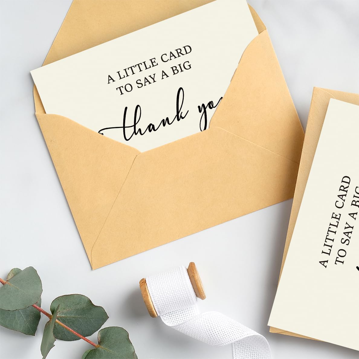 25 Pack 350GSM | Thank You Cards | Thank You Cards & Notes with Envelo