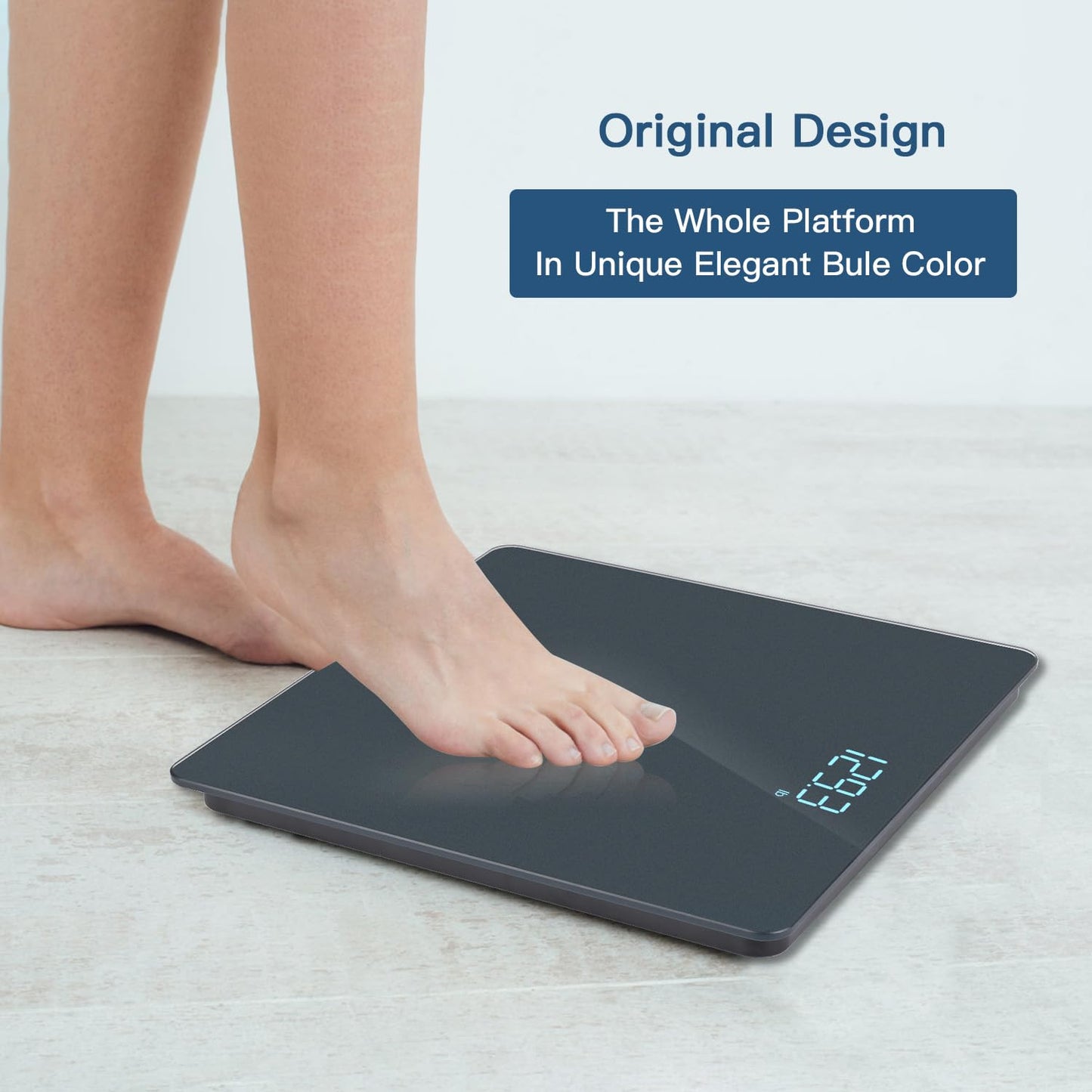 Homebuds Bathroom Scale for Body Weight, High Precision 0.1lb by Profe