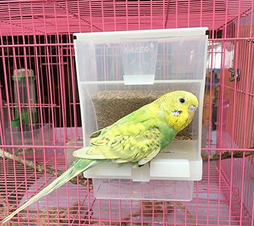 Hypeety Automatic Bird Feeder No Mess Pet Feeder Seed Food Container P