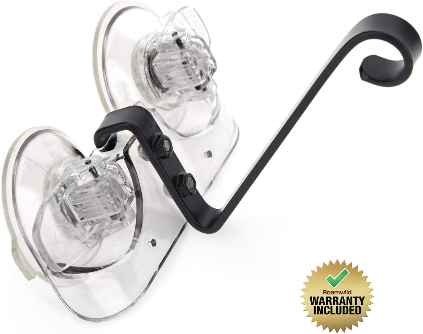 Roamwild Window Mounted Bird Feeder Bracket with Super Strong New Dual Suction Cups Outdoor
