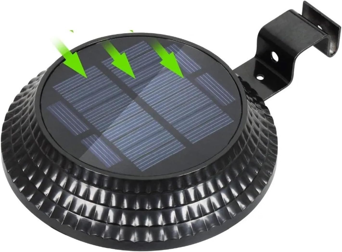 Solar Lamp Garden Gutter Light Waterproof Solar Powered LED Solar Light Street Light Lamps for Outdoor Lighting(3 Led Cold White)