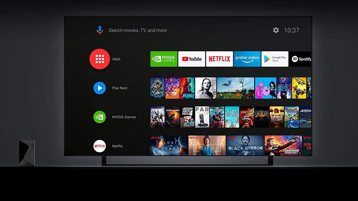 NVIDIA Shield Android TV Pro | 4K HDR Streaming Media Player High Perf
