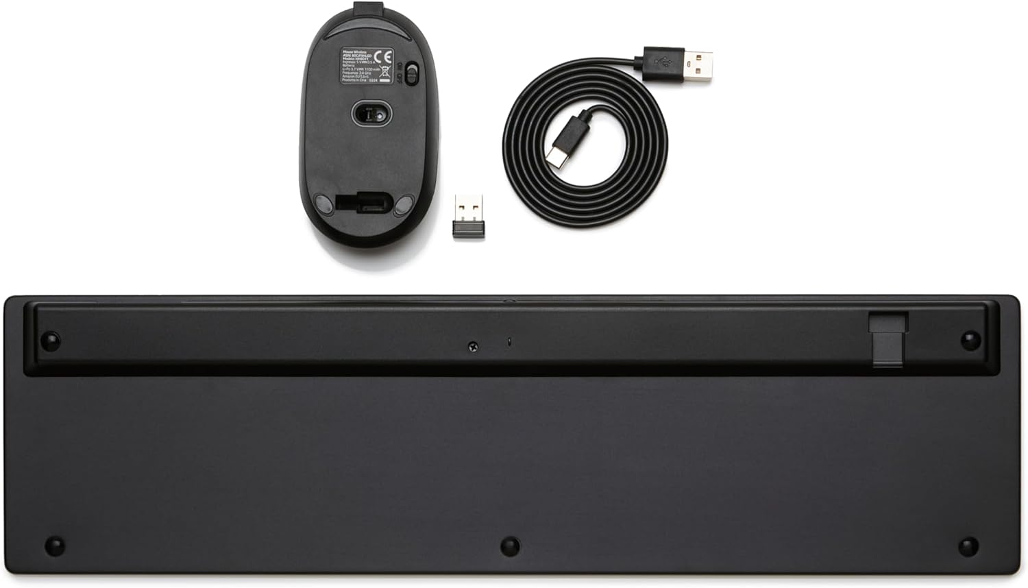 Amazon Basics Ultra Premium Wireless Keyboard and Mouse Combo, Recharg