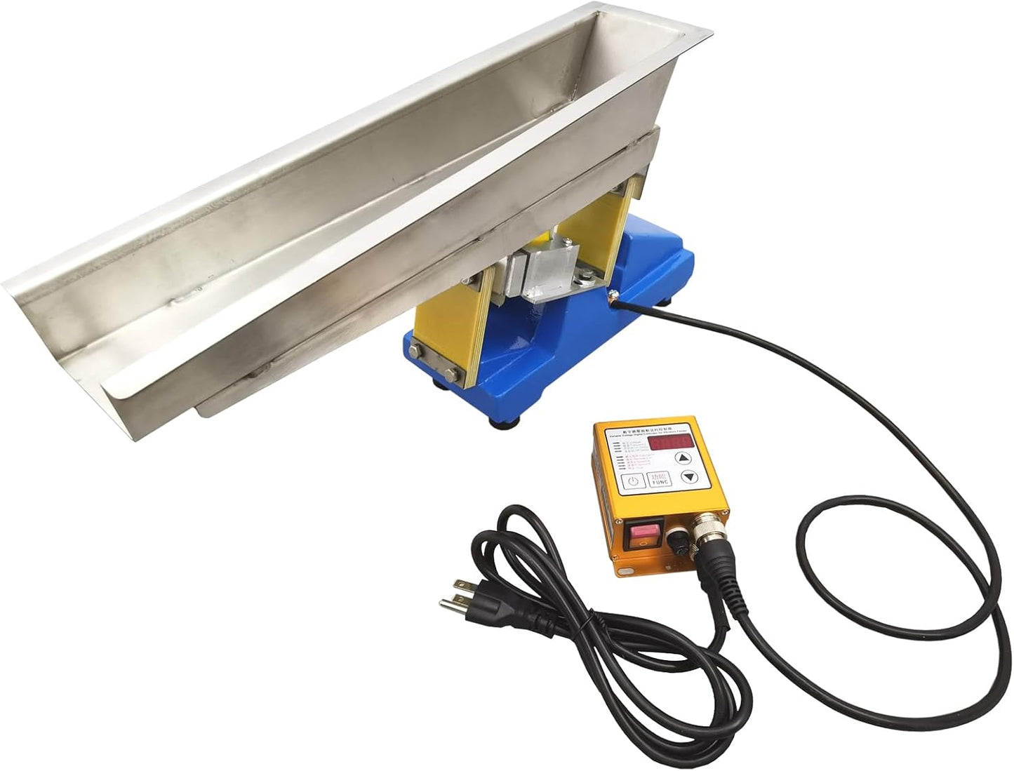 INTBUYING Electromagnetic Vibrating Feeder Shaking Feeding Machine 110