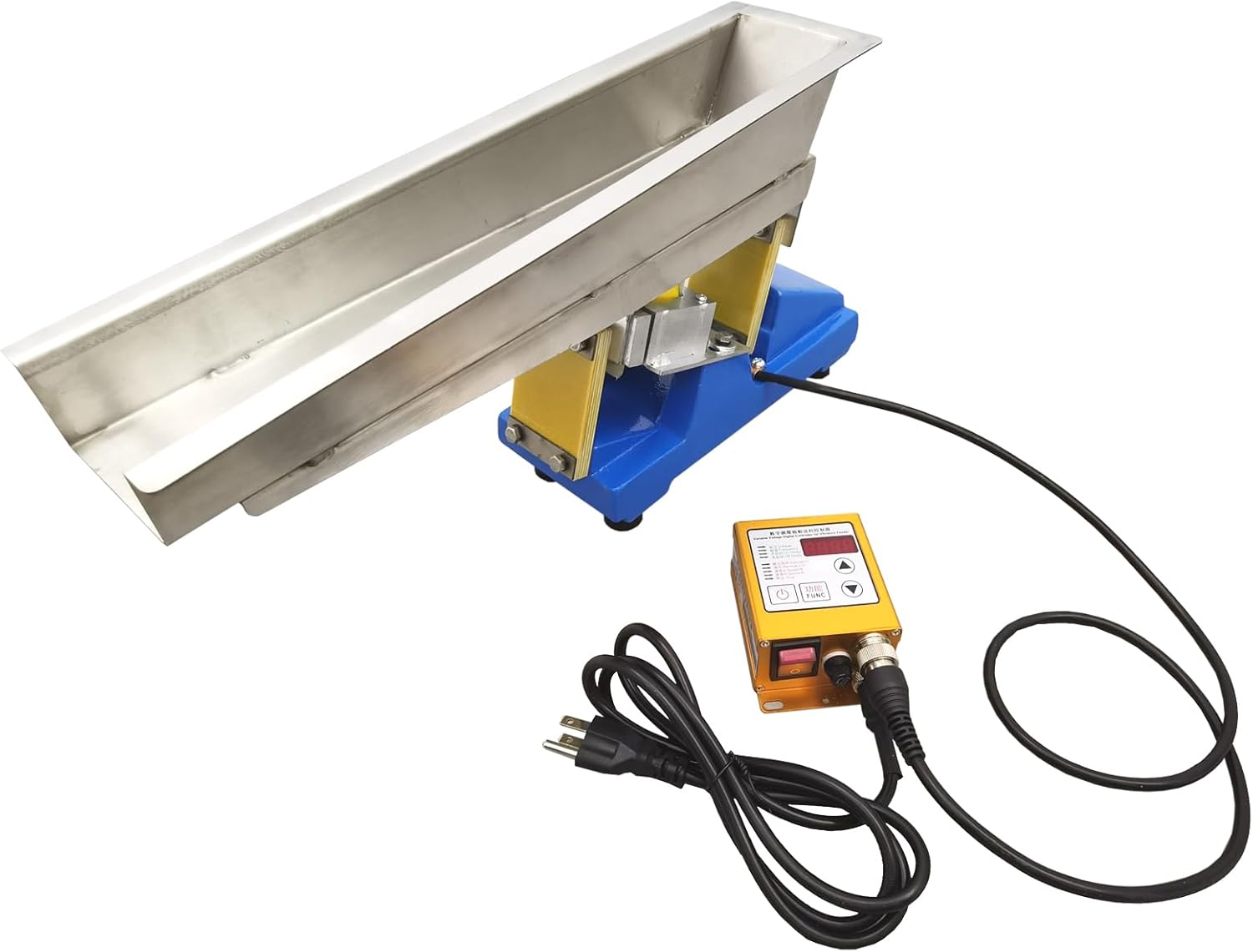 INTBUYING Electromagnetic Vibrating Feeder Shaking Feeding Machine 110