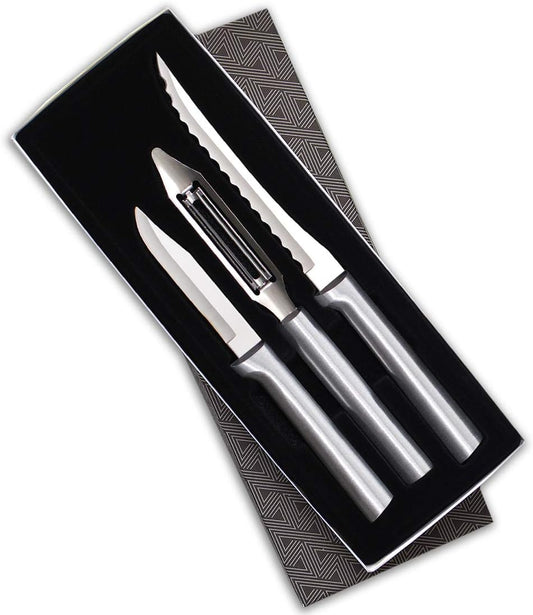 Rada Cutlery Peel, Pare & Slice Gift Set (S18), 3-piece Knife Set, Sta