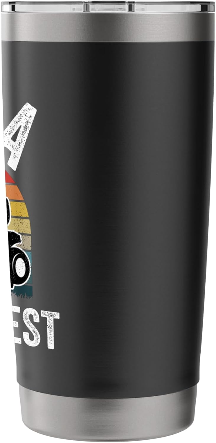 FaFa Mows Best Funny Gardener Lawn Care Father's Day Stainless Steel Insulated Tumbler