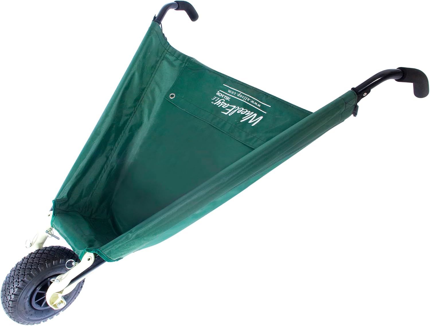 Allsop WheelEasy LE - Foldable Garden Cart (Wheelbarrow) with Easy Gri
