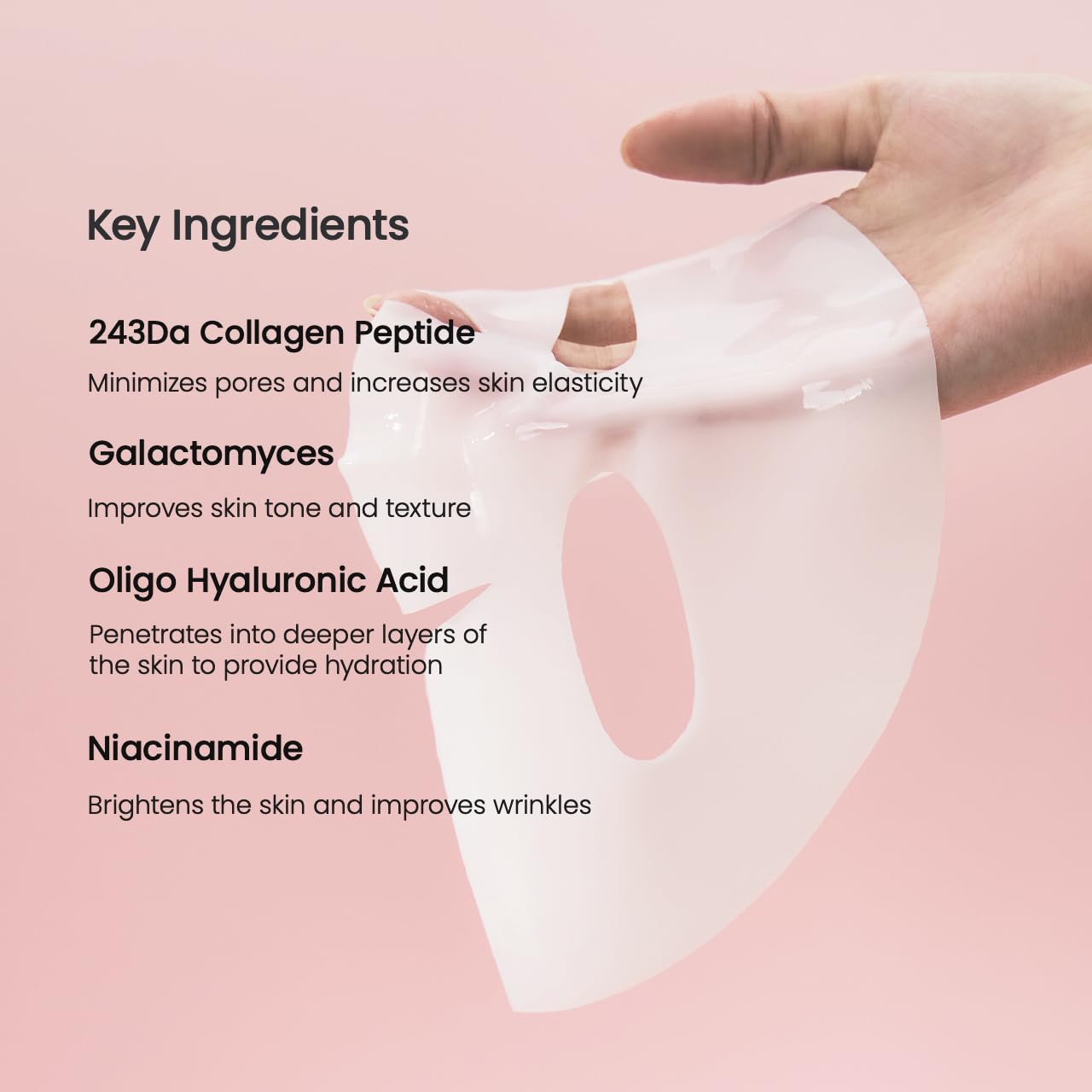 BIODANCE Bio-Collagen Real Deep Mask, Hydrating Overnight Hydrogel Fac