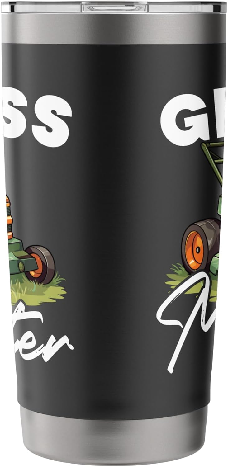 Lawn Mower Lawn Mowing Landscaping Lawn Care Gardening Stainless Steel Insulated Tumbler