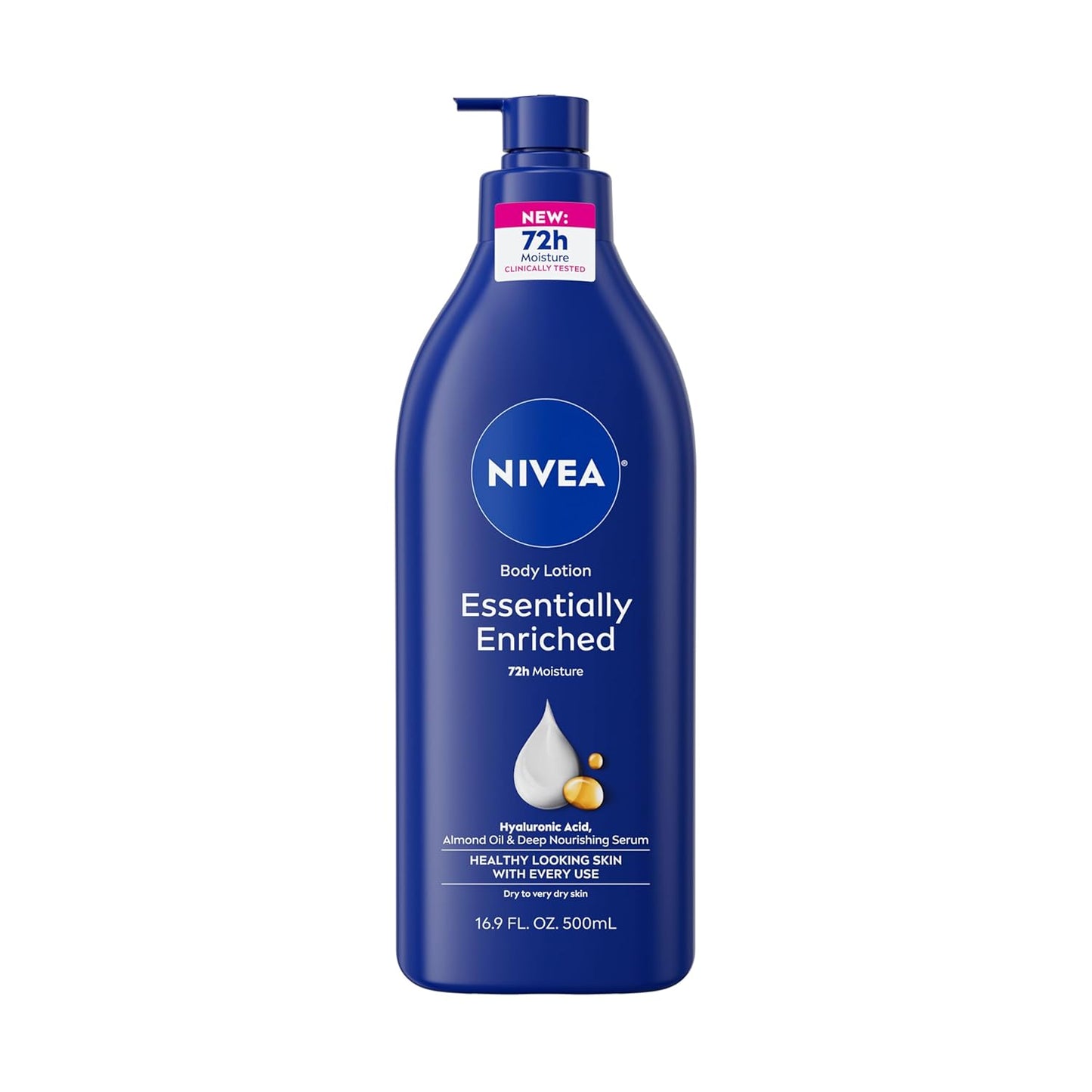 NIVEA Essentially Enriched Body Lotion for Very Dry Skin with Hyaluron