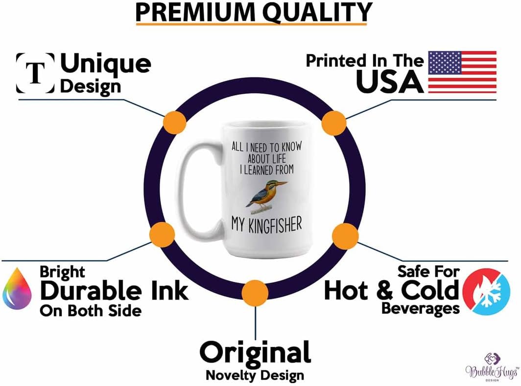 Bird Lover Coffee Mug 15oz White - Lfe my bird - Hummingbird Nest Cage Parrot Dad Gardening Outdoor Birdwatcher Feeder