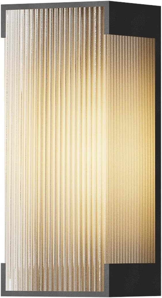 Solar Outdoor Wall Sconce, Solar Wall Light, Exterior Wall Lamp with Remote Control, Waterproof Stainless Steel Wall Lantern, Wall Mounted Light for Porch Patio Garden Villa Entry Cottage