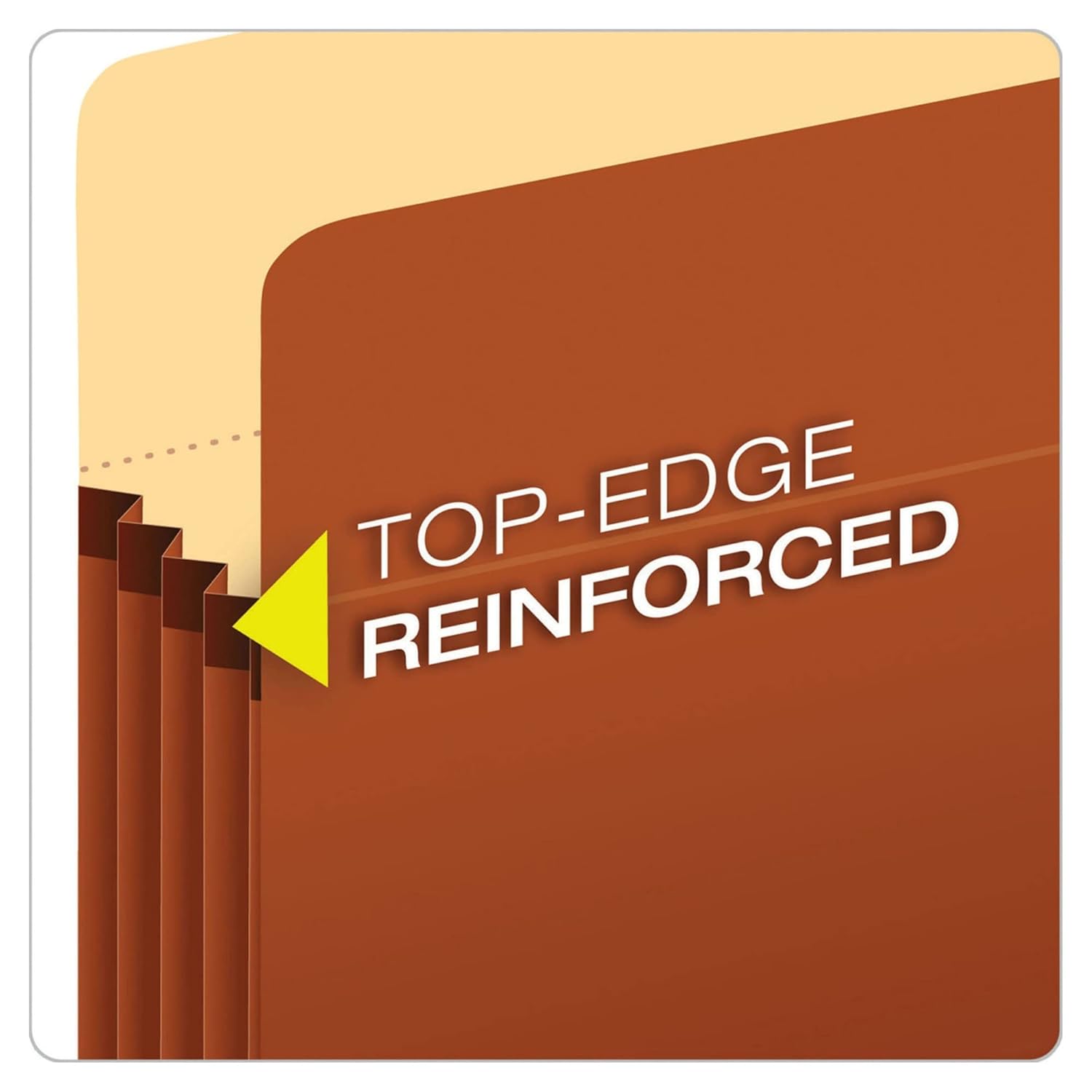 Pendaflex Expanding File Pockets, Letter Size, 5.25" Expansion, Reinfo