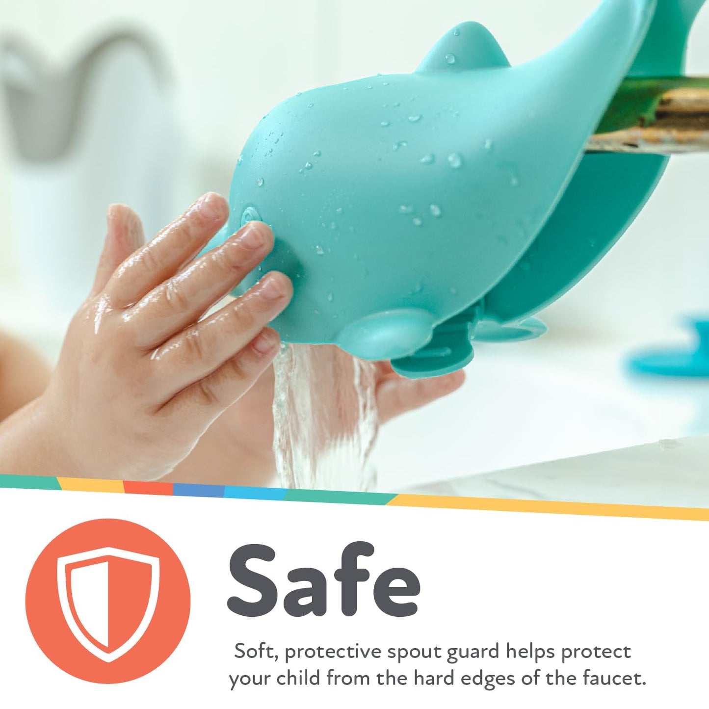 Nuby Bathtub Safety Spout Guard - Compatible with Most Standard Faucet