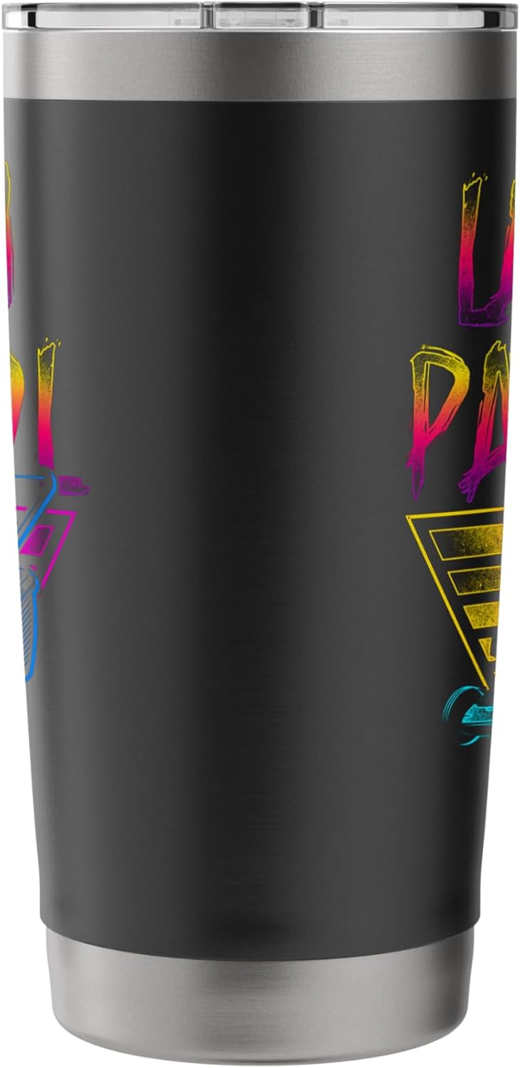 Lawn Mower Mowing Dad Father Landscaper Retro 80S 90S Lawn Stainless Steel Insulated Tumbler
