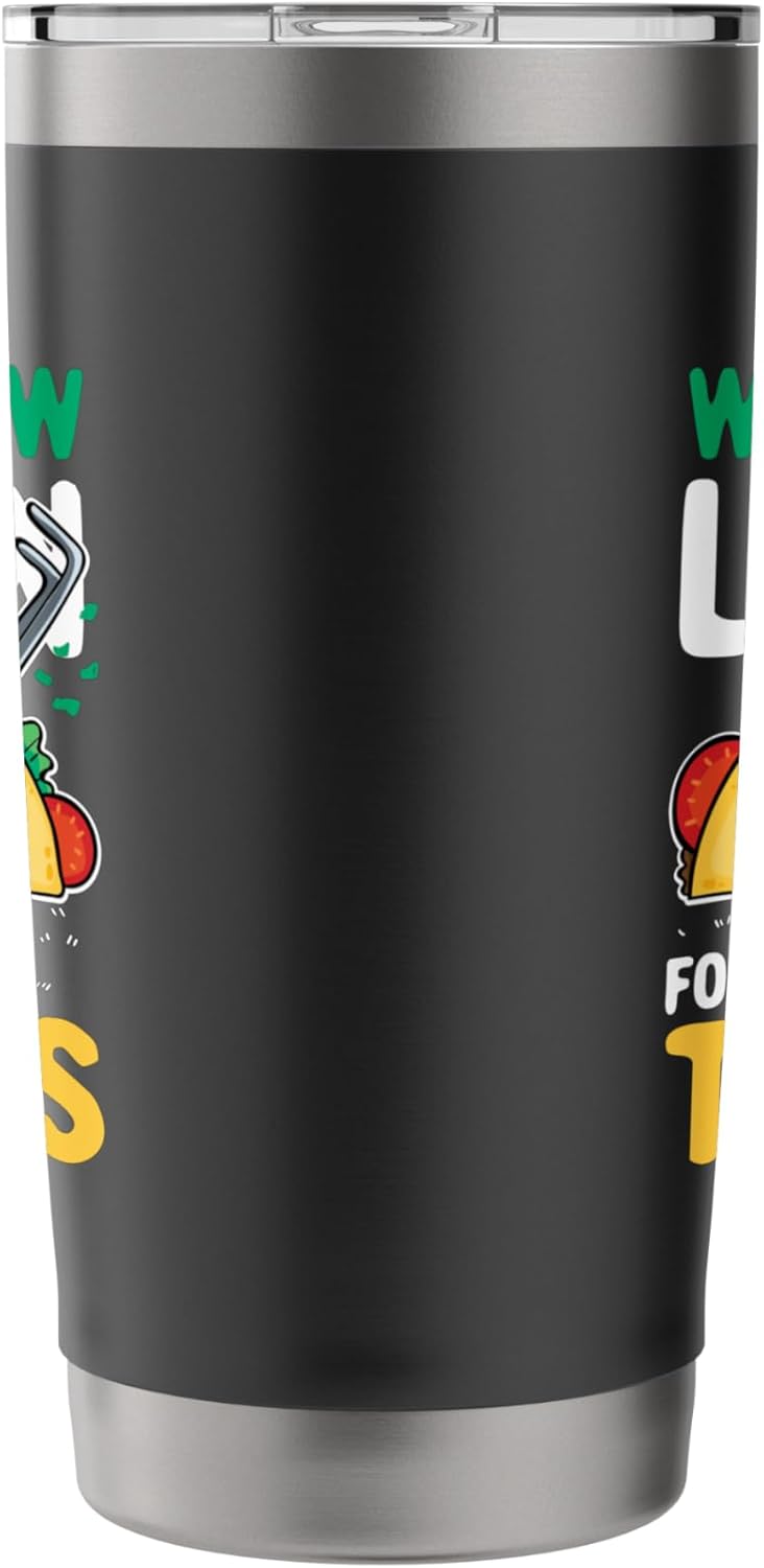 Lawn Care Mowing Design For Landscaper - Mow Lawn For Tacos Stainless Steel Insulated Tumbler