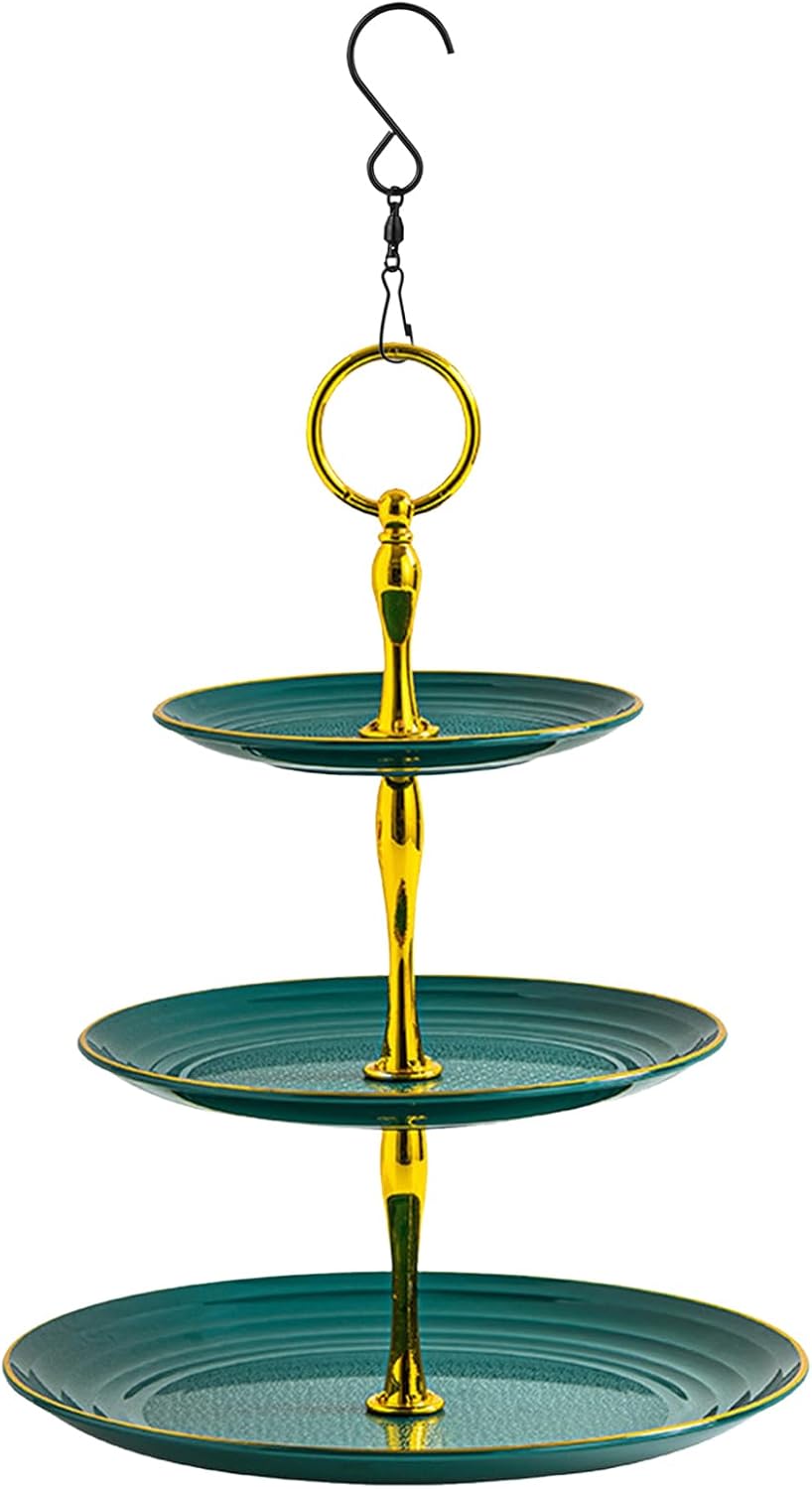 Ornamental Avian Water Feeder - Solar Flowing Birdbath Fountain, Hangi
