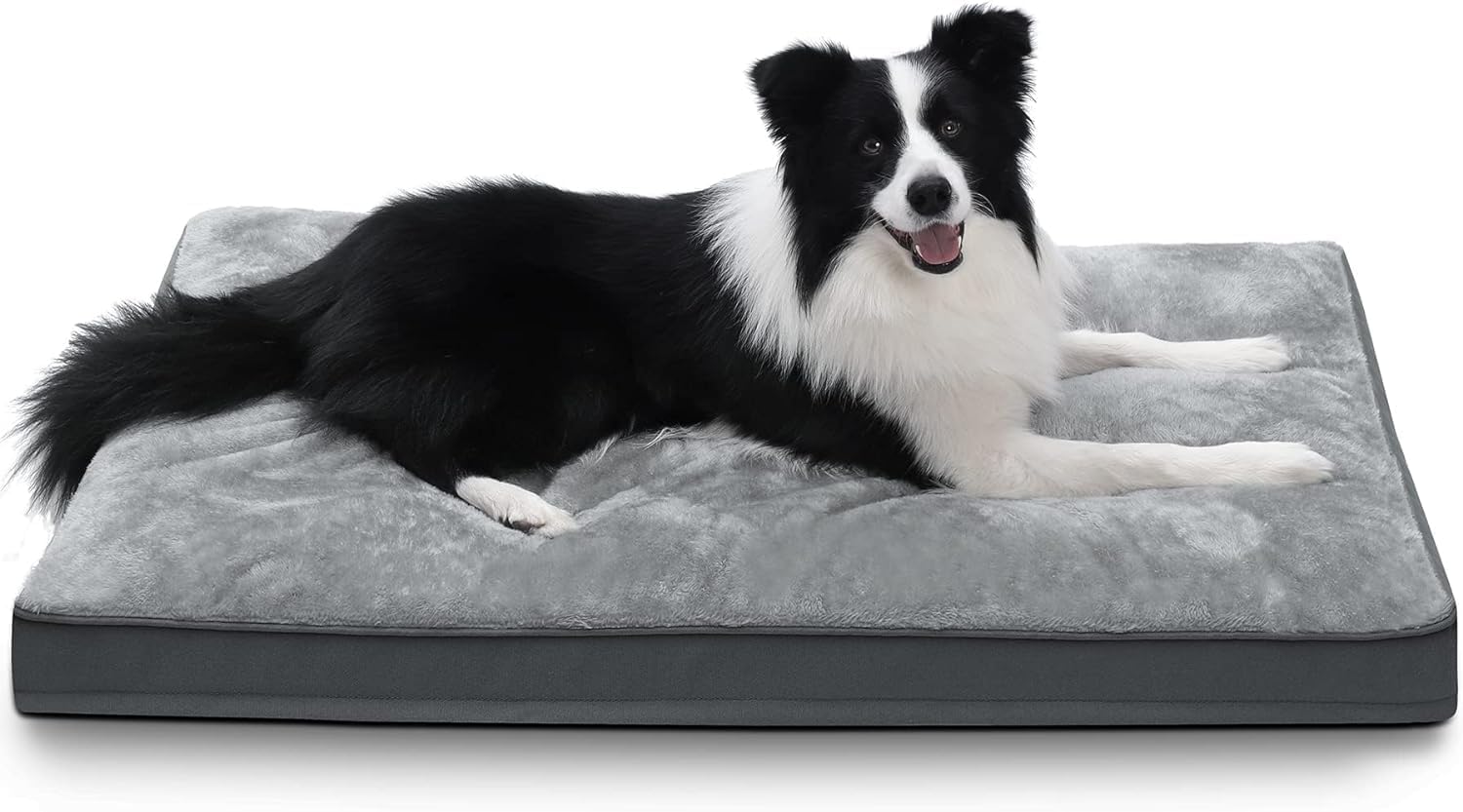Dog Crate Bed Waterproof Deluxe Plush Dog Beds with Removable Washable