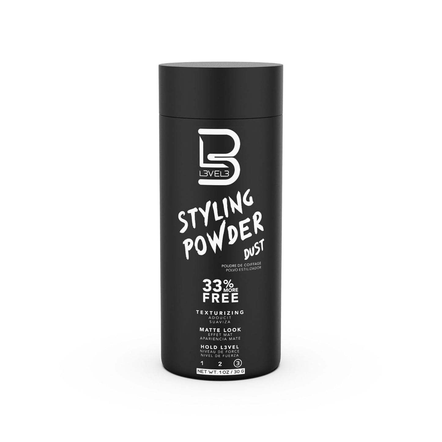 L3 Level 3 Styling Powder - Natural Look Mens Powder - Easy to Apply w