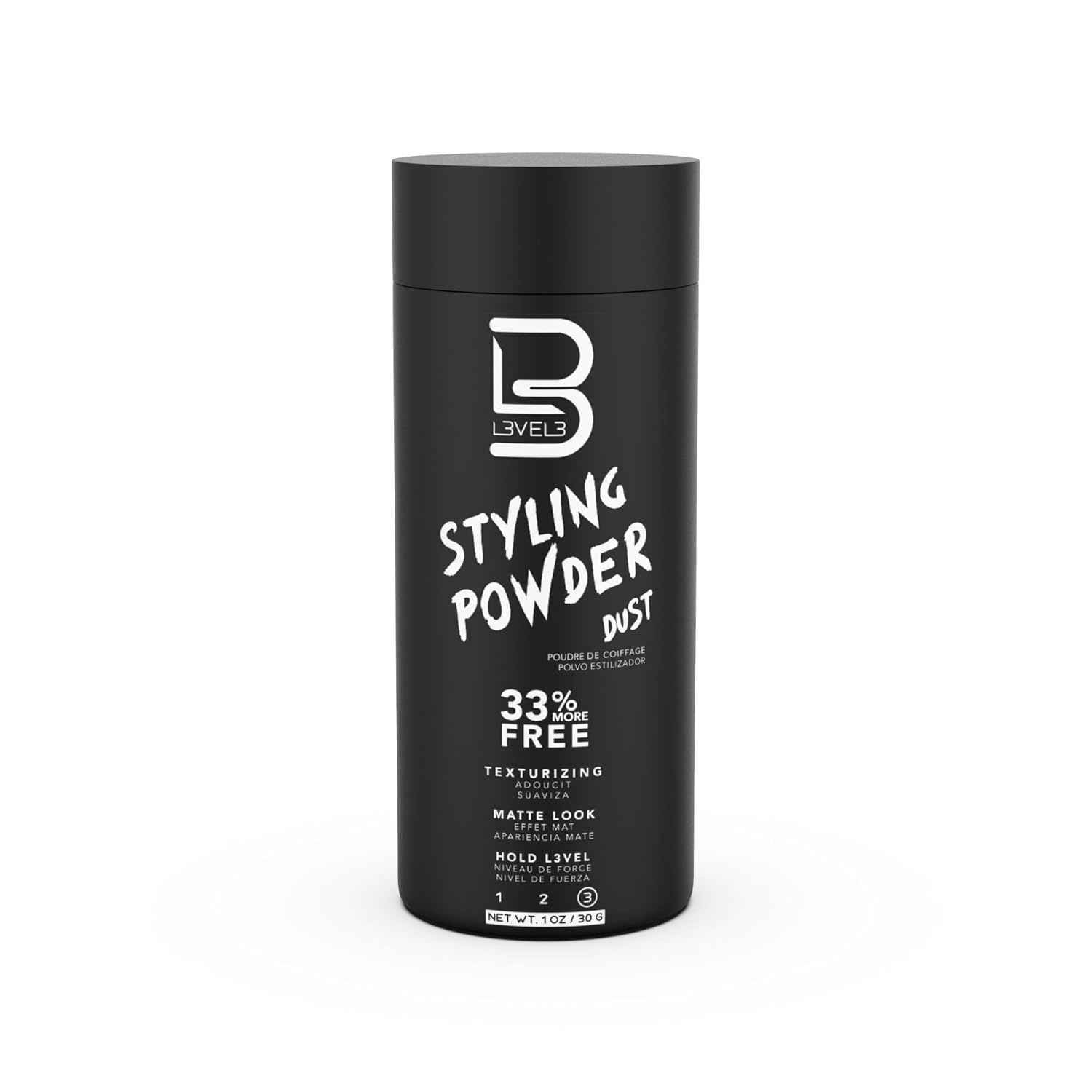 L3 Level 3 Styling Powder - Natural Look Mens Powder - Easy to Apply w