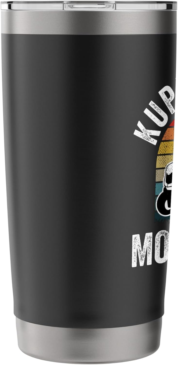 Kupuna Kane Mows Best Funny Gardener Lawn Care Father's Day Stainless Steel Insulated Tumbler