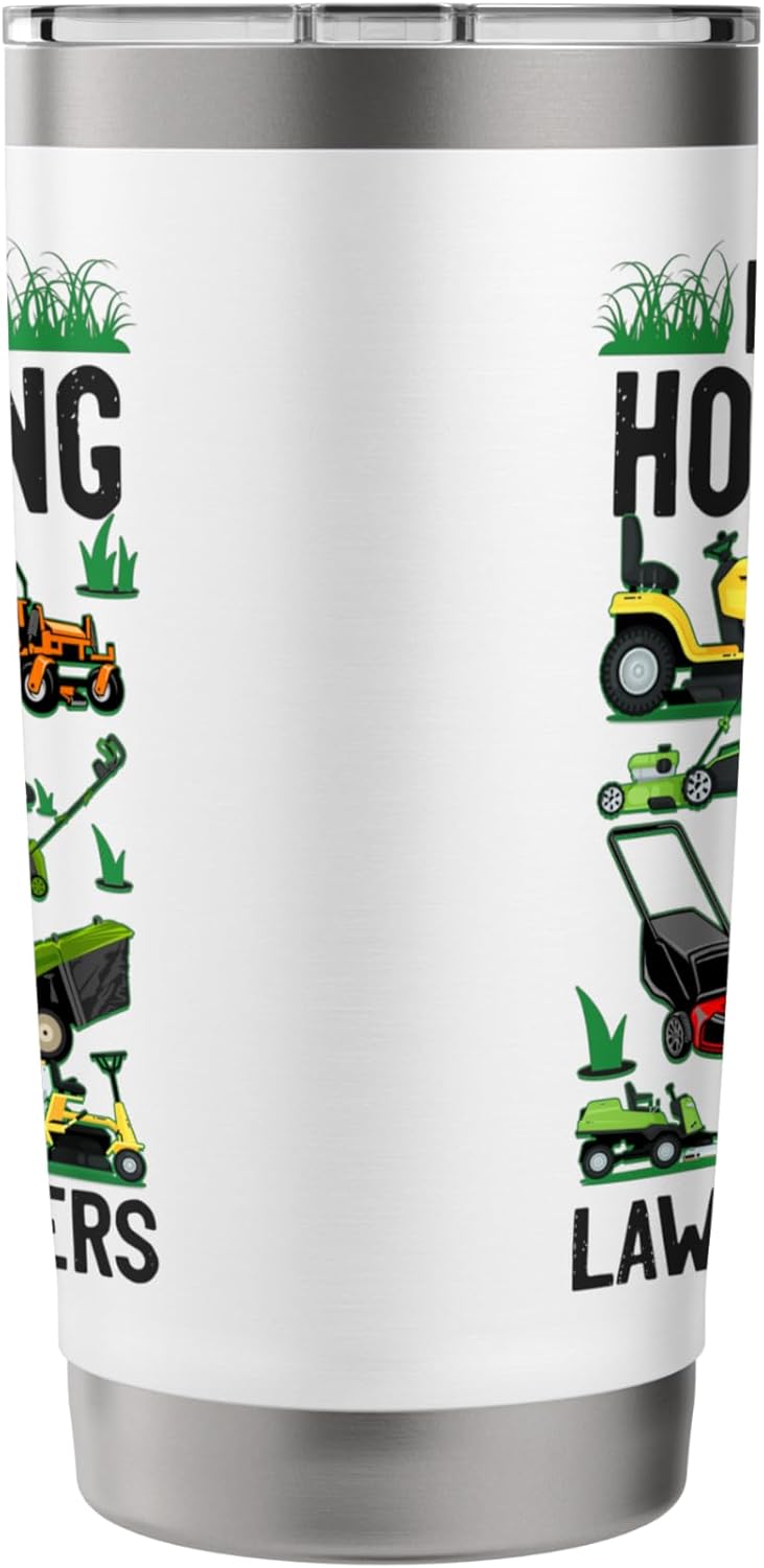 Lawn Mower Mowing Dad Father Landscaper Tractor It'S Not Stainless Steel Insulated Tumbler