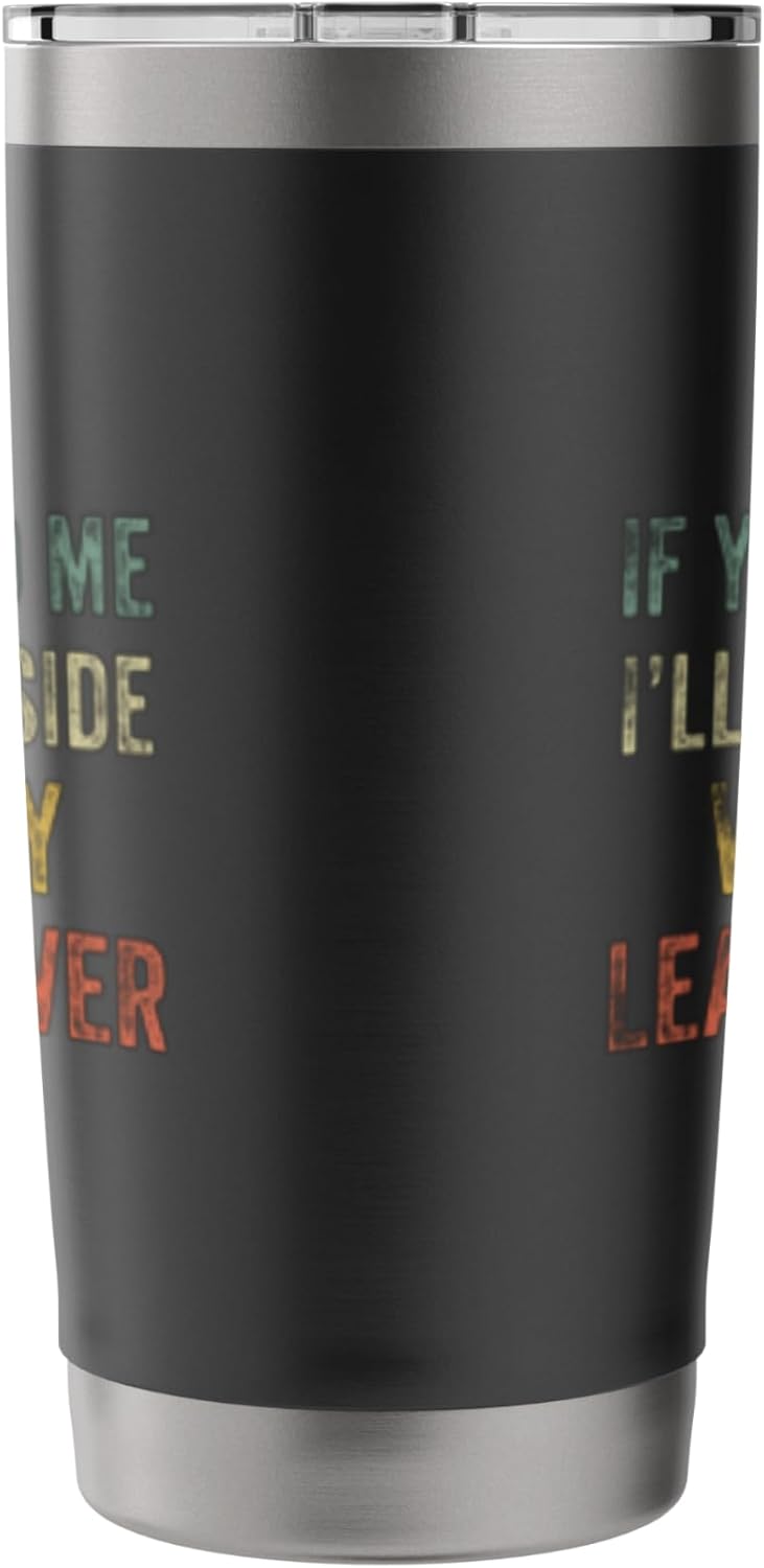 Leaf Blowing Yard Care Dad Mower Lawn Work Landscaping Stainless Steel Insulated Tumbler