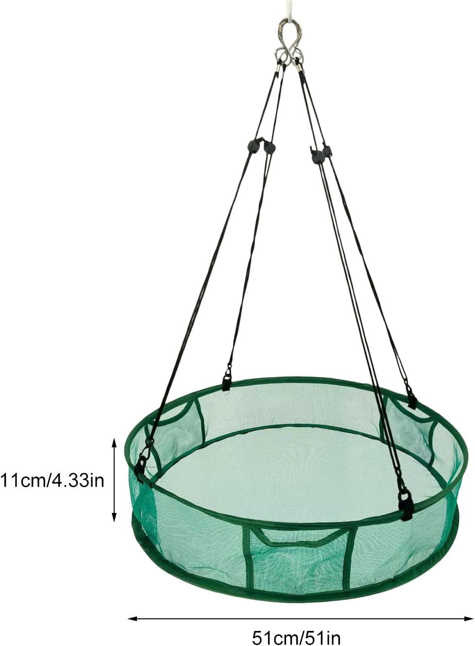 Wild Bird Feeder Garden, Balcony Hanging Feeder with Metal Mesh Tray and Weather Resistant Cover for Backyard Patio Yard Use, Large Seed Storage Easy Refill Universal Garden Feedr