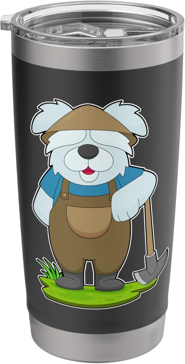 Dog Farmer Garden tool Farm Stainless Steel Insulated Tumbler