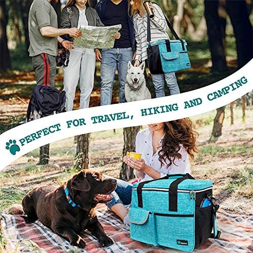 PetAmi Dog Travel Bag, Travel Pet Bag Organizer, Dog Food Travel Bag w