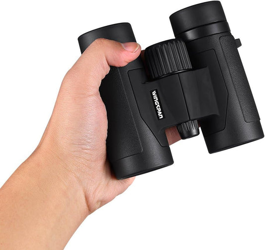Wingspan Optics FieldView 8X32 Compact Binoculars for Bird Watching. Lightweight and Compact for Hours of Bright, Clear Bird Watching. Also for Outdoor Sports Games and Concerts