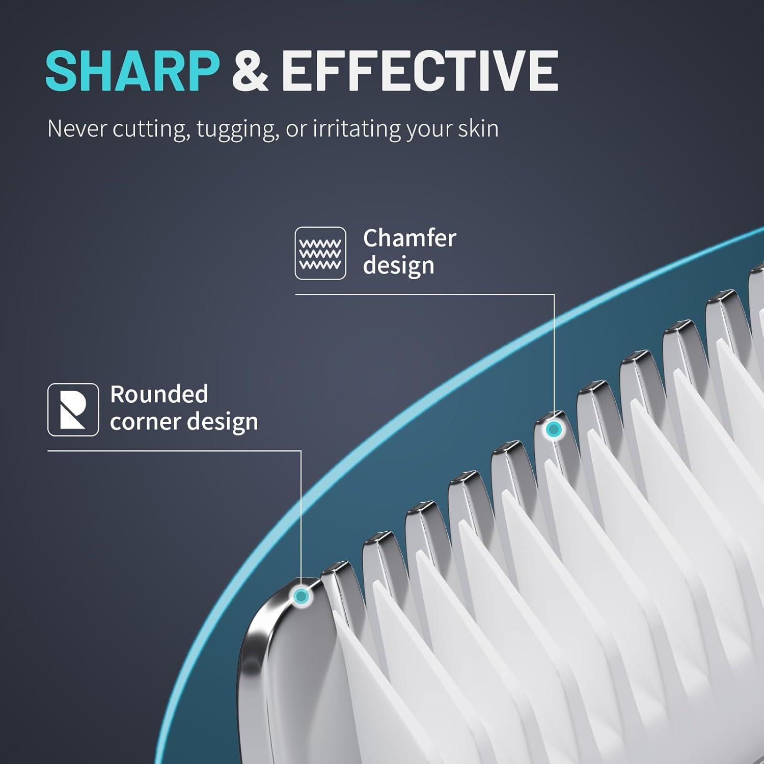 PRITECH Manscape Body Hair Trimmer for Men - Waterproof Pubic Hair Bal