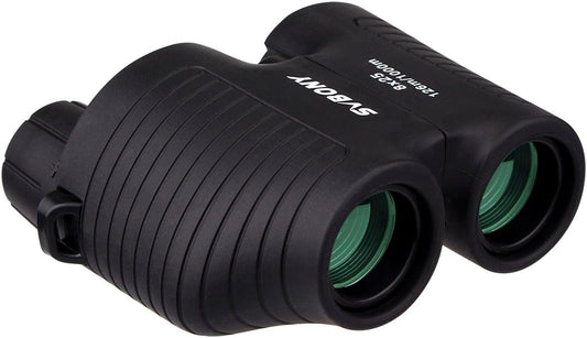 SVBONY SV10 8x25 High Powered Binoculars for Adults, FMC Coating,Fixed Focus Compact Mini Pocket Binoculars for Travel Hiking Scenery Outdoor Camping