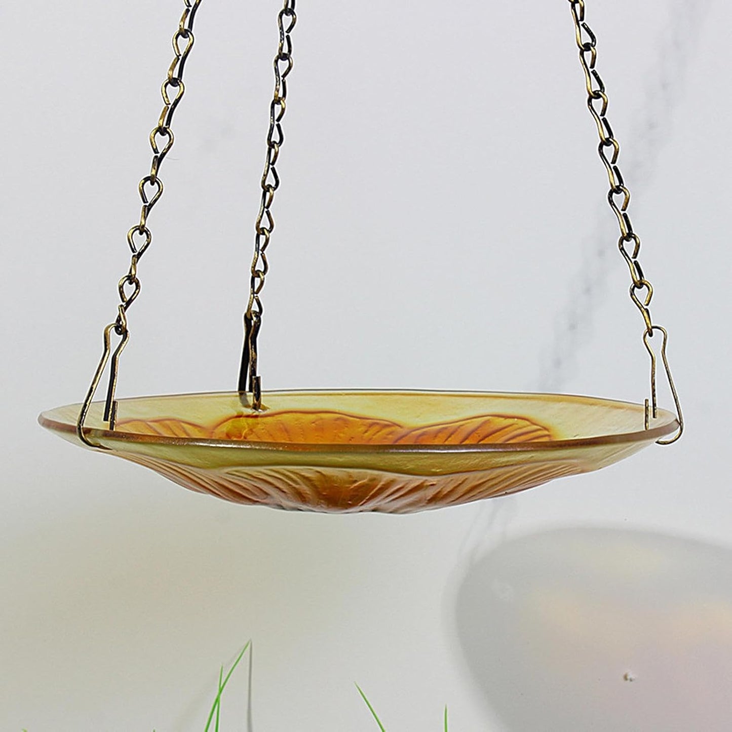 Bird Feeder - Floral Pattern Dish | Bird Feeding Station | for Outdoor