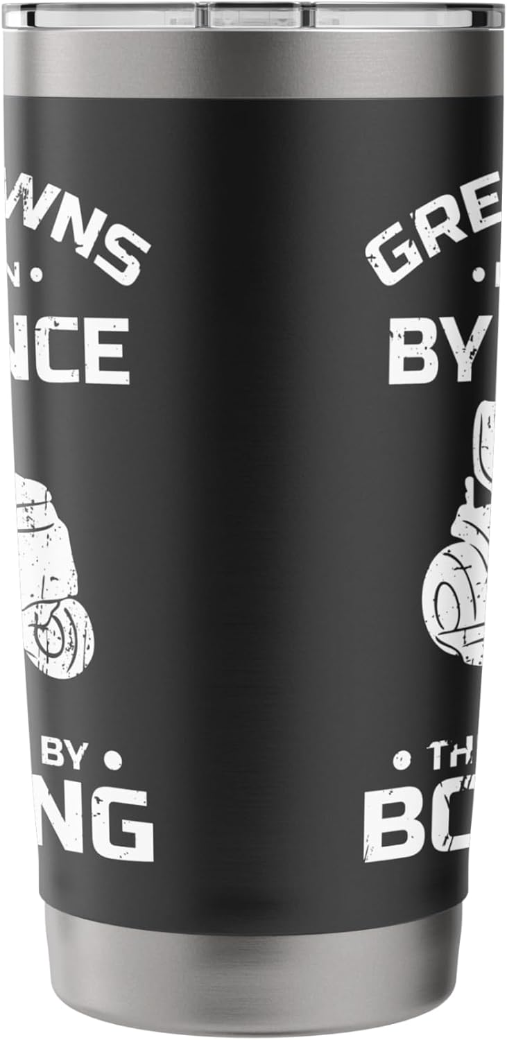 Great Lawns Dont Happen By Chance Lawn Mower Stainless Steel Insulated Tumbler
